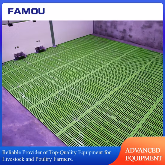 Livestock Coop Slatted Plastic Material Pig Flooring System