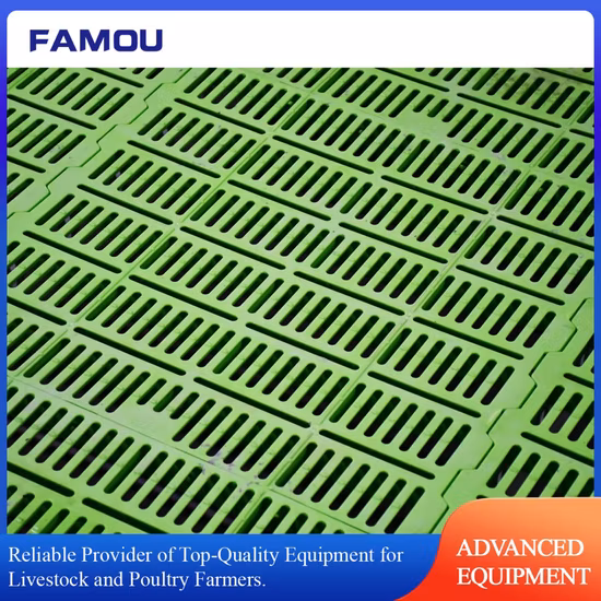 Livestock Coop Slatted Plastic Material Pig Flooring System